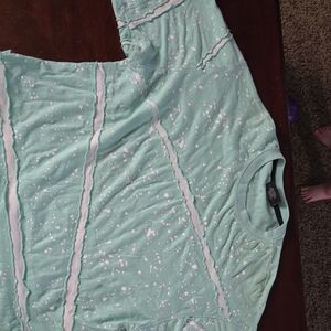 Mint Green Splatter T-Shirt